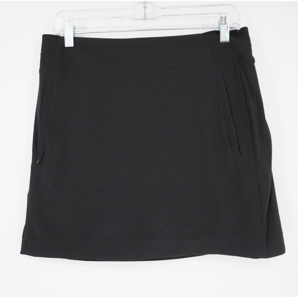 Athleta Black Active Skort Womens Size 8 Golf Tennis Skirt with Pockets